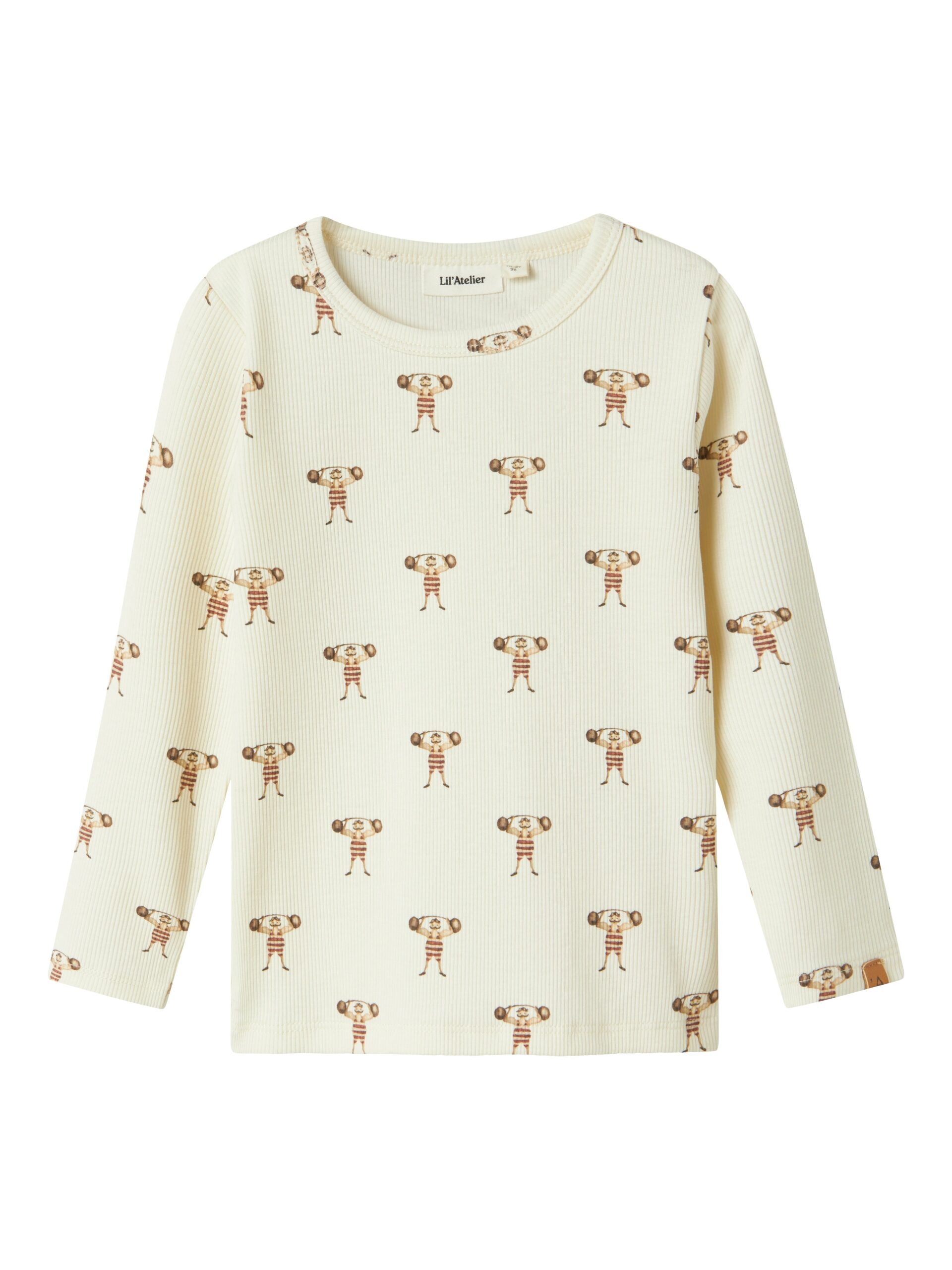 Lil Atelier Lavo Enk Top Turtledove Strong Man 92 Cm