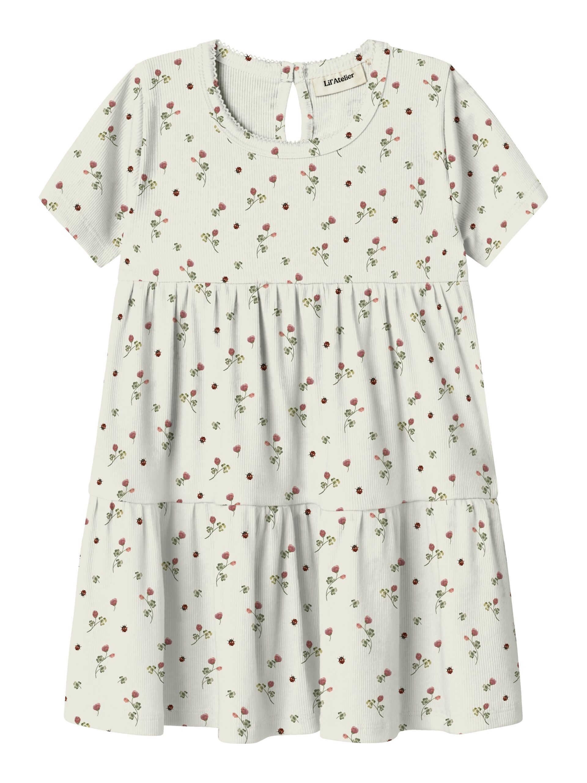Lil Atelier Lavo Era Ss Dress Turtledove 92 Cm