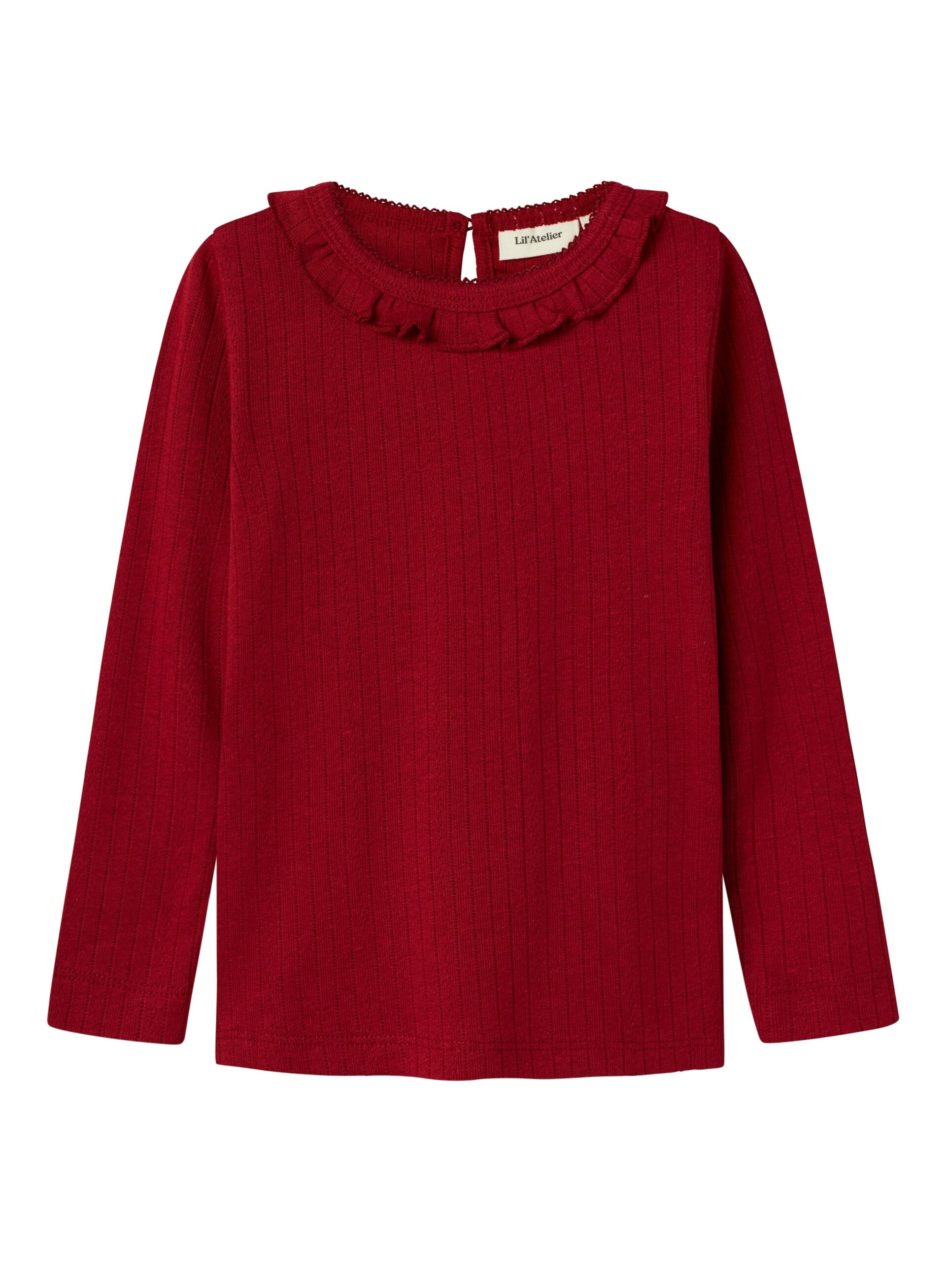 Lil Atelier Rachel Nis Slim Shirt Red Dahlia 92 Cm