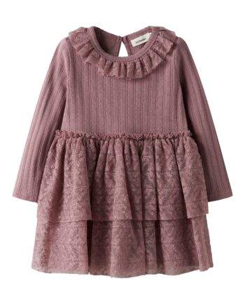 Lil Atelier Robelle Ls Dress Nostalgia Rose 92 Cm