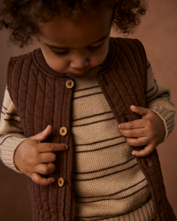 Lil Atelier Roger Ls Knit Warm Sand 56 Cm