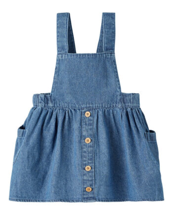 Lil Atelier Rongel Cowboy Kjole Blue Denim 92 Cm