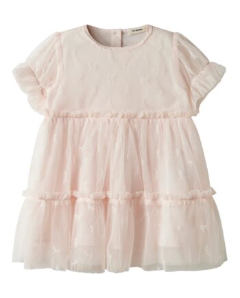 Lil Atelier Rosetta Ss Loose Dress Almost Mauve 92 Cm