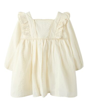 Lil Atelier Roso Ls Dress Turtledove 92 Cm