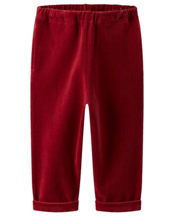 Lil Atelier Saga Sag Loose Pants Red Dahlia 92 Cm