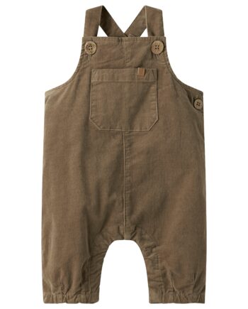 Lil Atelier Somba Loose Cord Overall Sepia Tint 56 Cm