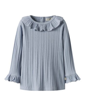 Lil Atelier Tansy Slim Top Zen Blue 92 Cm