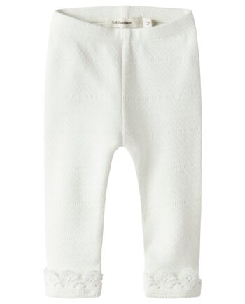 Lil Atelier Tapia Slim Leggings Coconut Milk 56 Cm