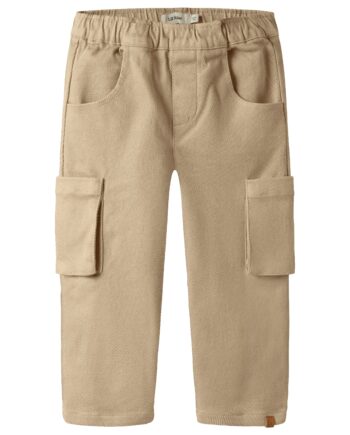 Lil Atelier Taru Loose Twill Pants Irish Cream 92 Cm