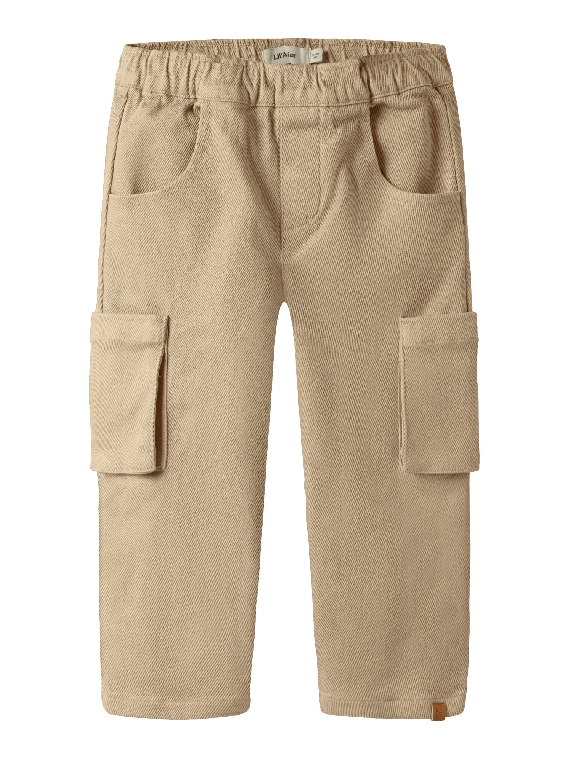 Lil Atelier Taru Loose Twill Pants Irish Cream 92 Cm