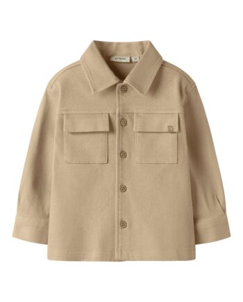 Lil Atelier Taru Loose Twill Shirt Irish Cream 92 Cm