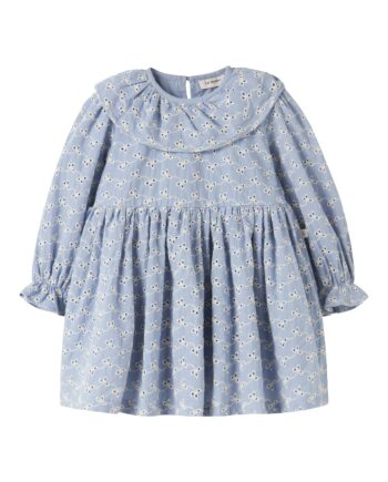 Lil Atelier Tessie Loose Dress Zen Blue 92 Cm