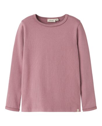 Lil Atelier Thora Haf Slim Top Nostalgia Rose 92 Cm