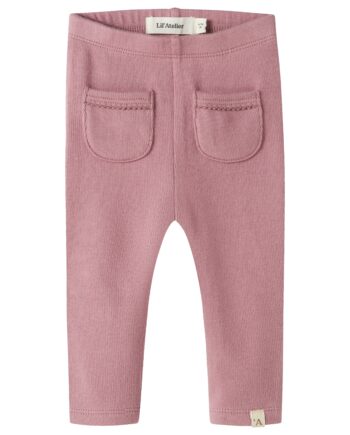 Lil Atelier Thora Huk Slim Leggings Nostalgia Rose 56 Cm