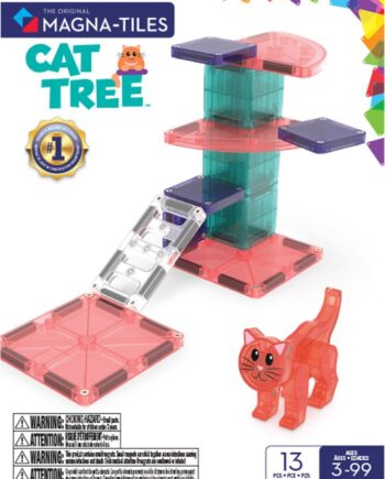 Magna-tiles Magnetisk Legetøj Cat Tree 13 Dele