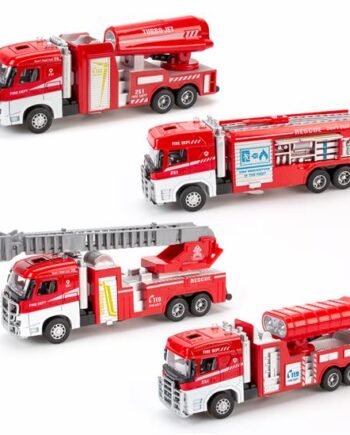 Magni Brandbiler Med Pull-back  Lys Og Lyd Vandtankvogn