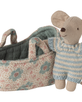 Maileg Babymus   Babylift Blå
