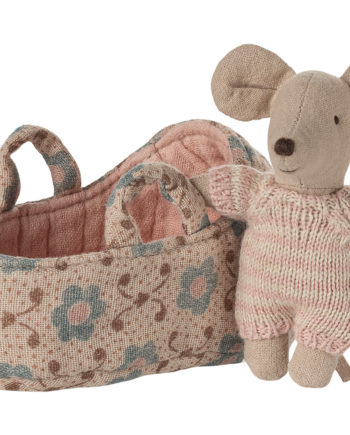 Maileg Babymus   Babylift Rosa