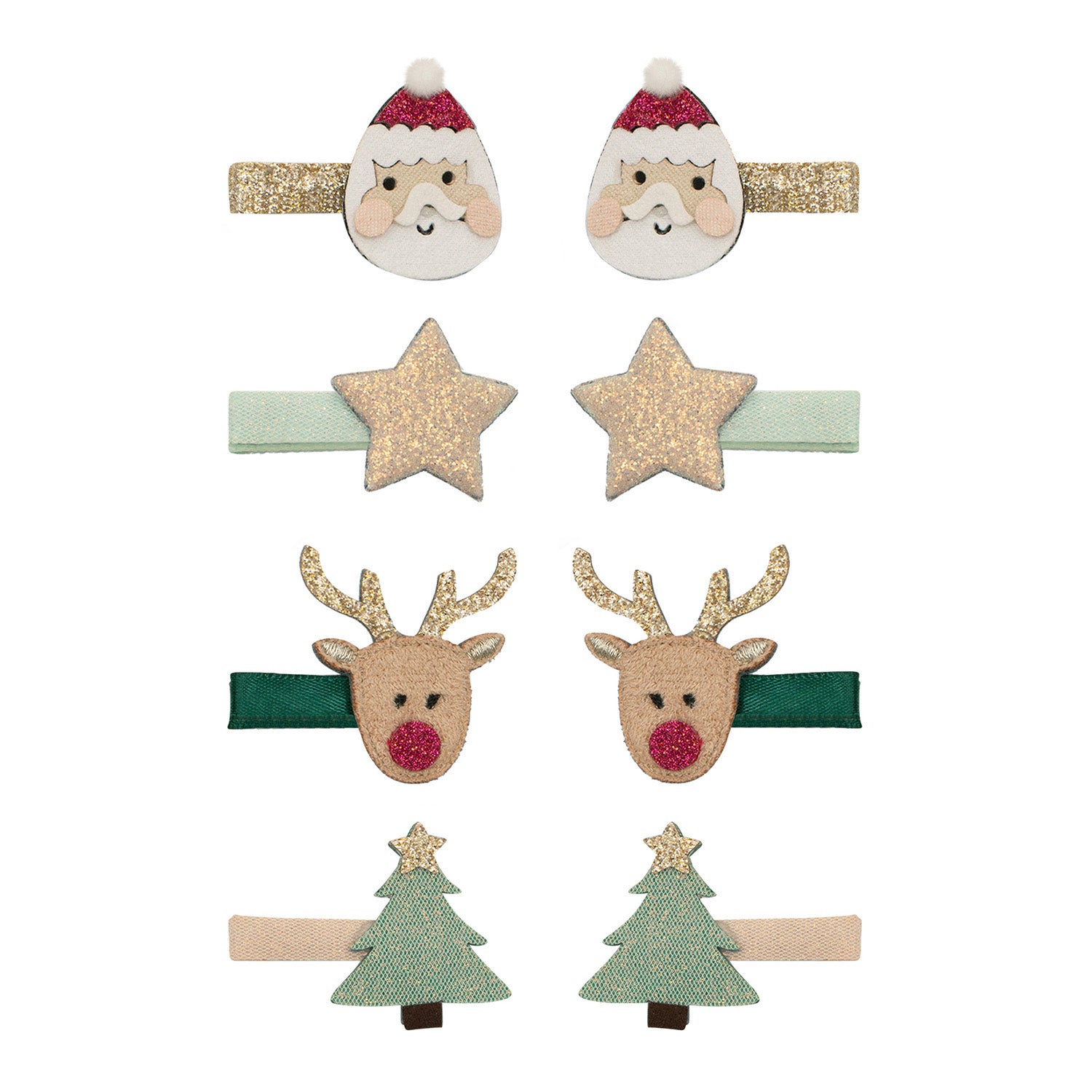 Mimi Lula Hårclips Mini Santa Christmas