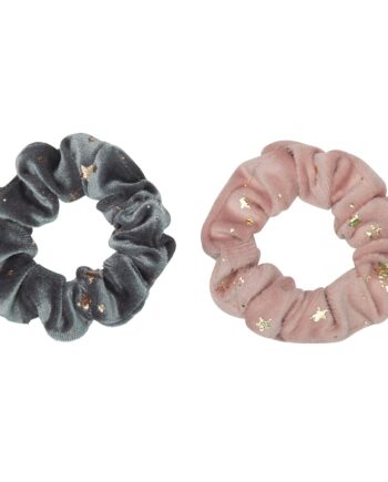 Mimi   Lula   Scrunchies Hårelastikker Velvet Starry Swanlake