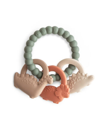 Mushie Teething Ring Dino
