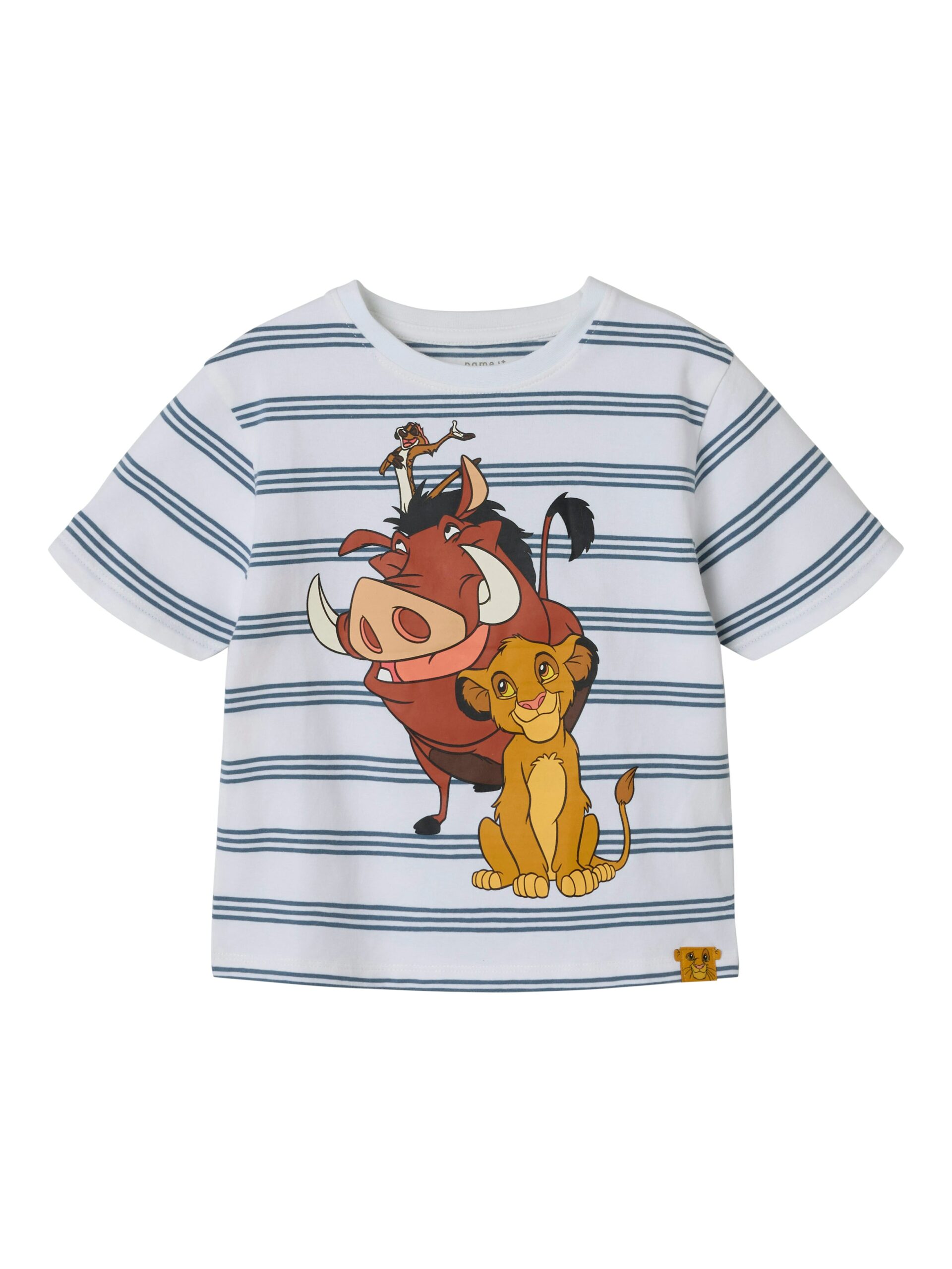 Name It Audo Lion King -shirt Bright White 92 Cm