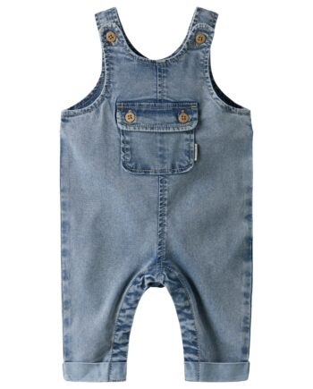 Name It Ben Baggy Denim Overall Medium Blue Denim 50 Cm