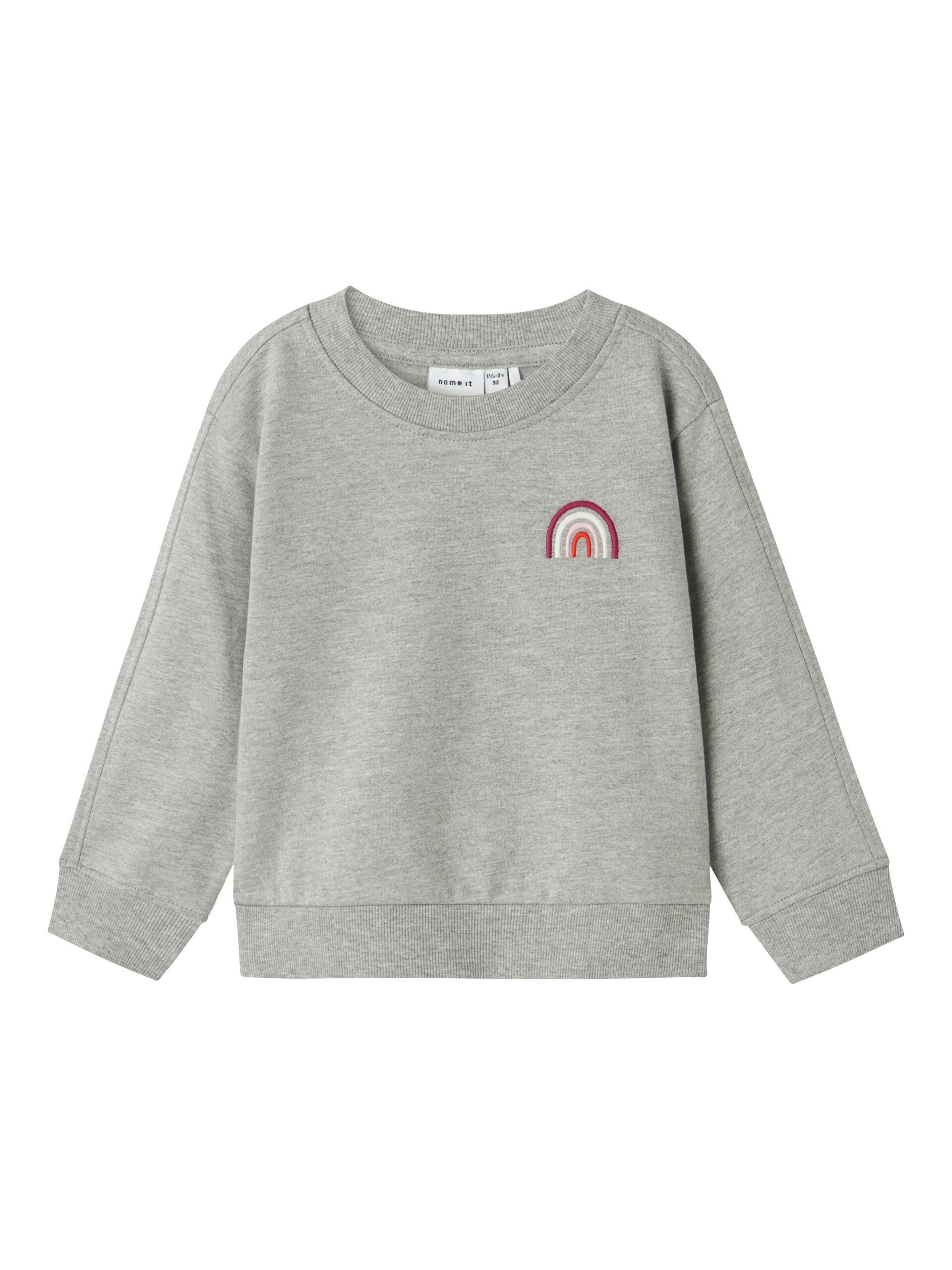 Name It Biliva Sweatshirt Grey Melange 92 Cm