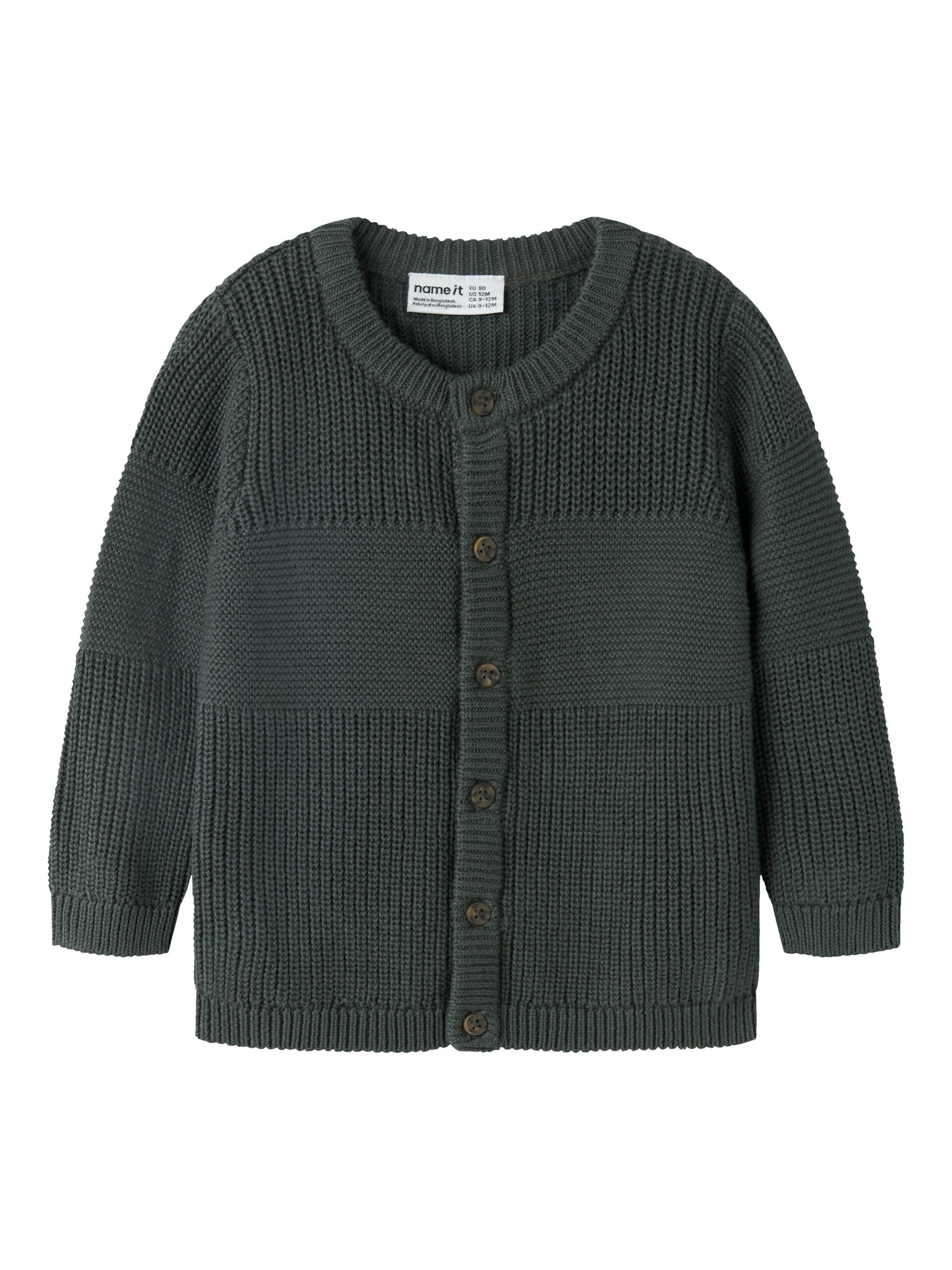 Name It Boys Knit Cardigan Urban Chic 56 Cm