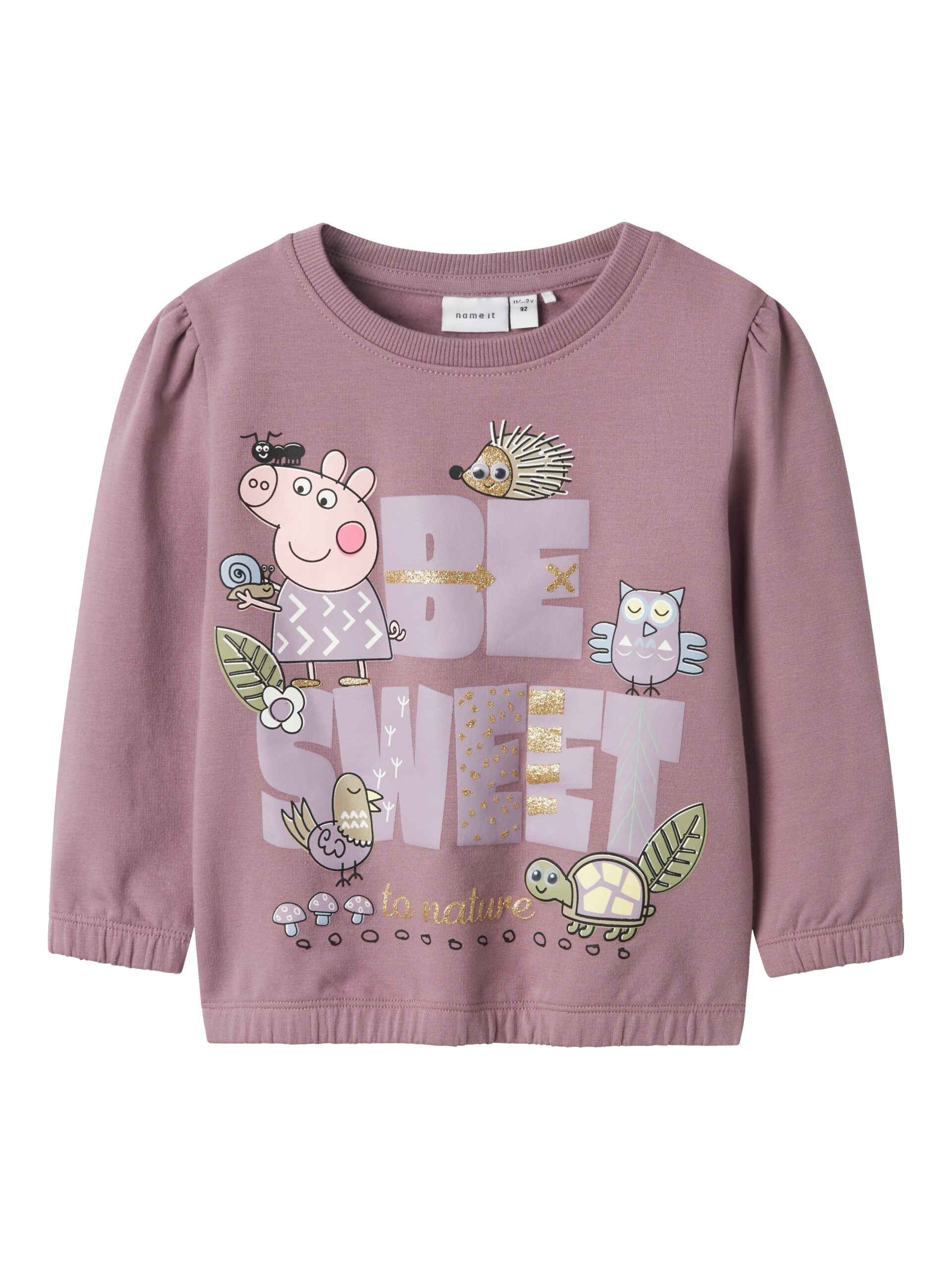 Name It Dyffina Gurli Gris Bluse Elderberry 92 Cm