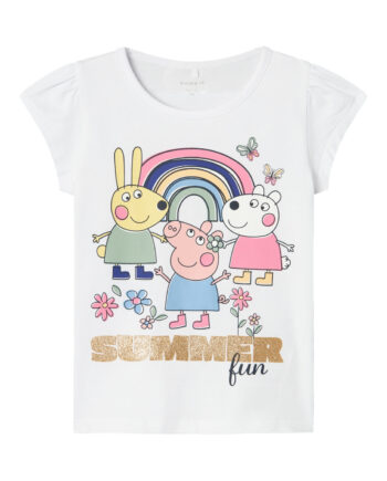 Name It Farbina Gurli Gris Bluse Bright White 86 Cm