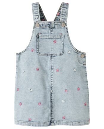 Name It Felina Denim Spencer Dress Light Blue Bleached Denim 92 Cm