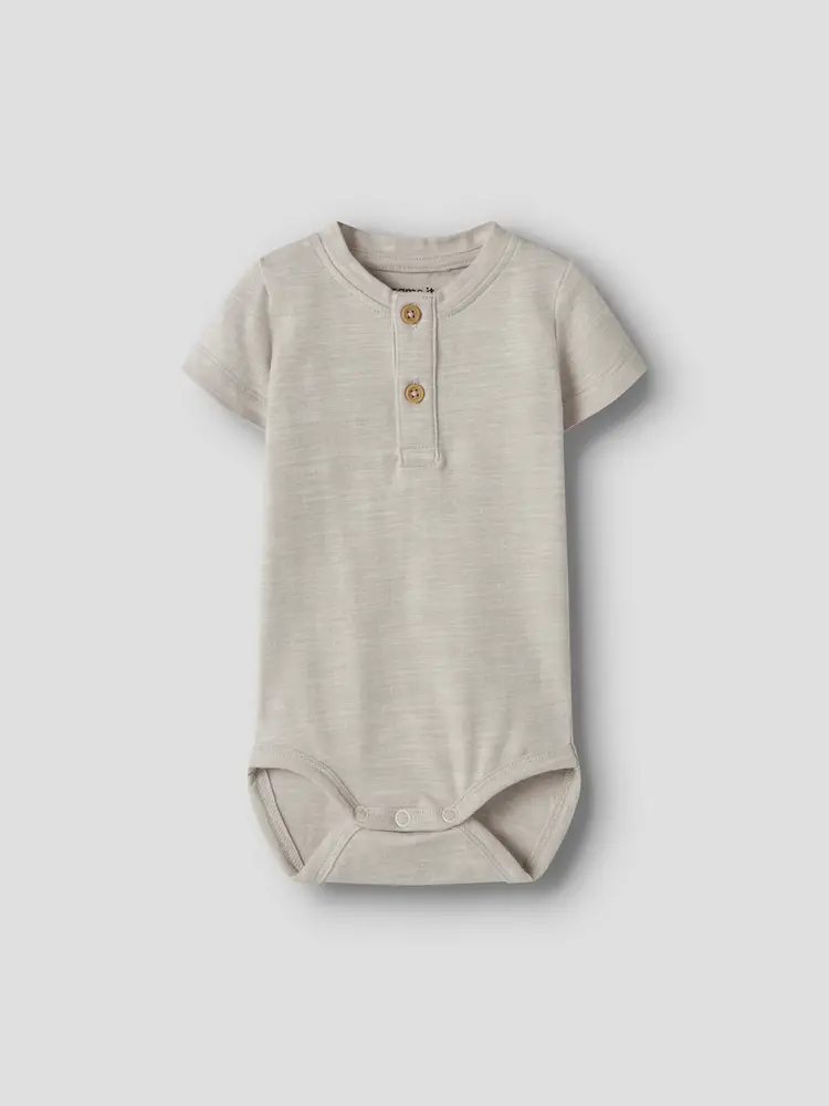 Name It Jano Kortærmet Body Chateau Gray 86