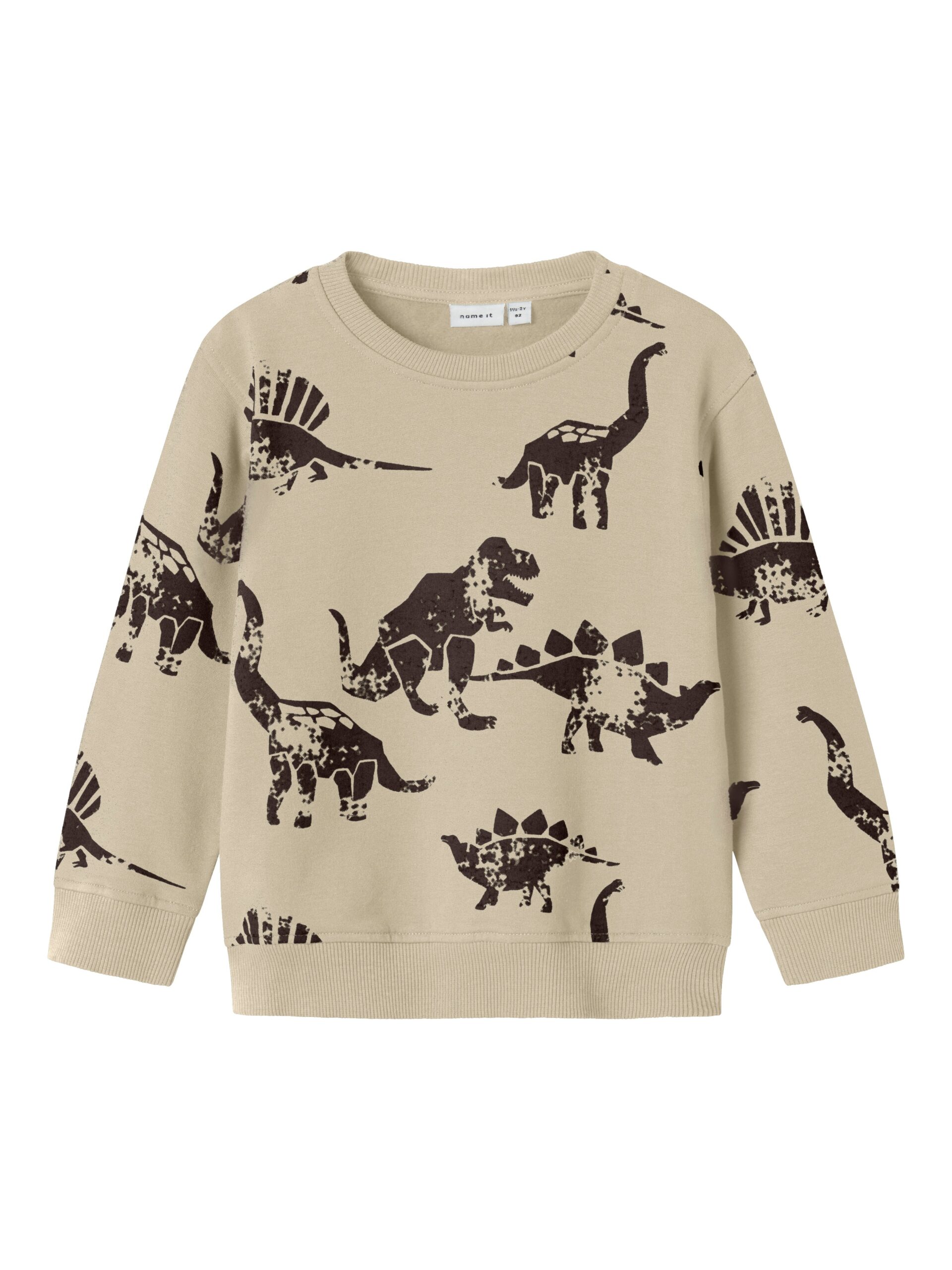 Name It Nilaus Sweat Shirt Island Fossil 92 Cm