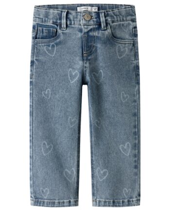 Name It Rose Straight Laser Jeans Medium Blue Denim 92 Cm