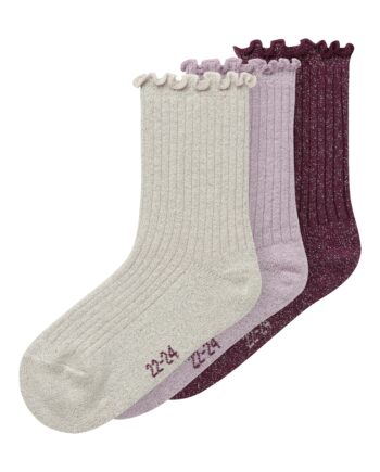Name It Rosie   Pack Strømper Keepsake Lilac 22 24 Cm