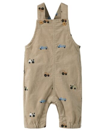 Name It Ryan Emb Cord  Overall Island Fossil 50 Cm