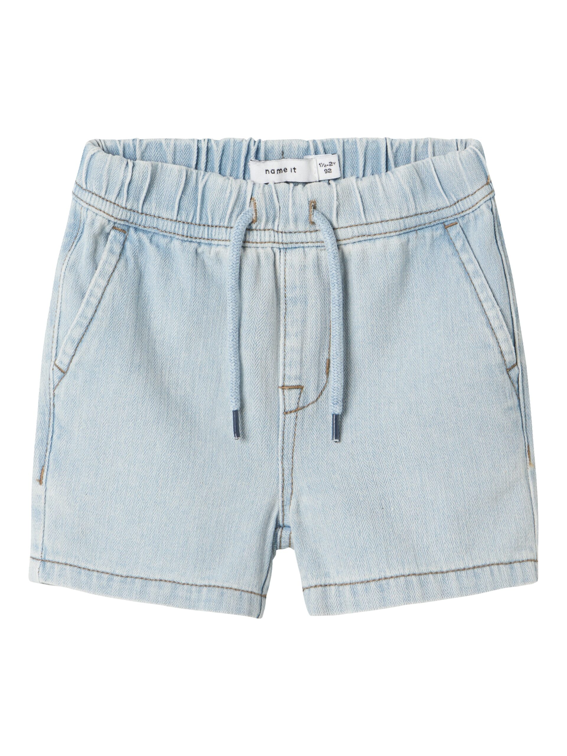 Name It Ryan Jog Denim Shorts Light Blue Denim 92 Cm