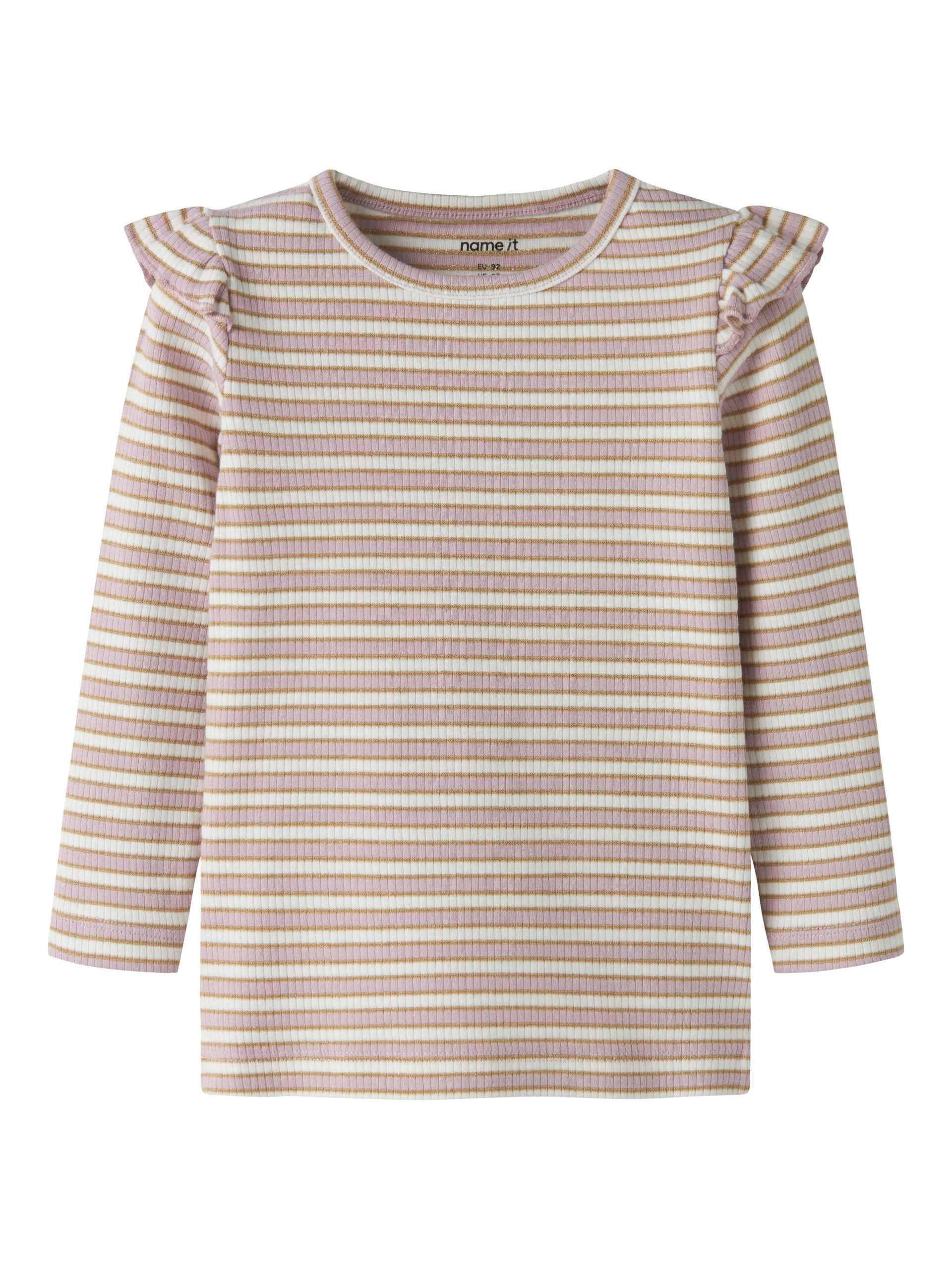 Name It Taias Ls Slim Top Dawn Pink 92 Cm