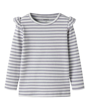 Name It Taias Ls Slim Top Lavender Gray Cloud Dancer 92 Cm