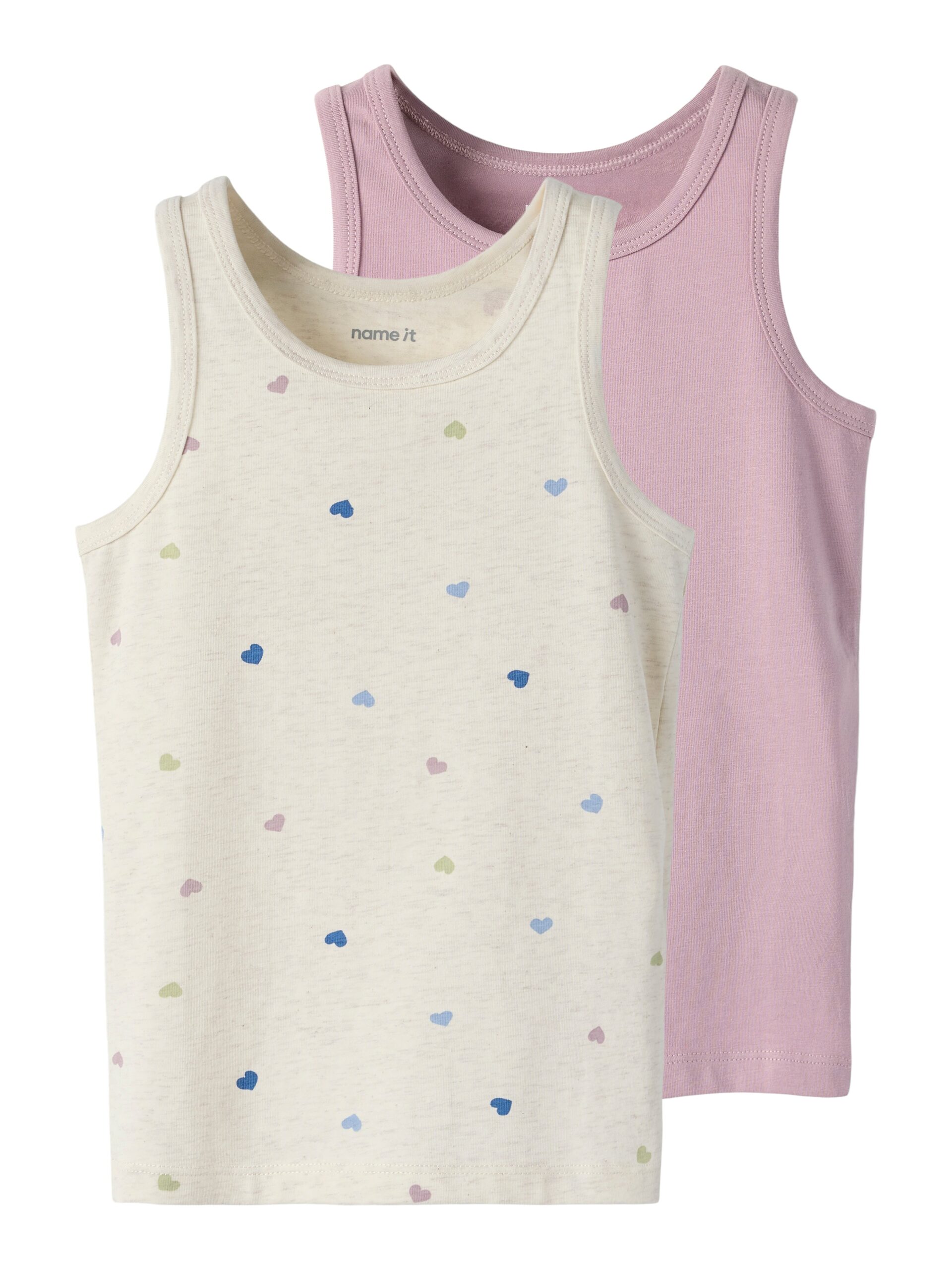 Name It Tank Top 2pak Peyote Hearts Noos Peyote Melange 86 Cm