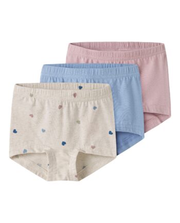 Name It Tights 3pak Peyote Hearts Noos Peyote Melange 86 Cm