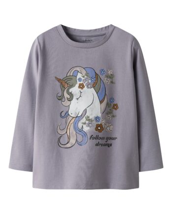 Name It Tulinea Ls Top Lavender Gray 92 Cm