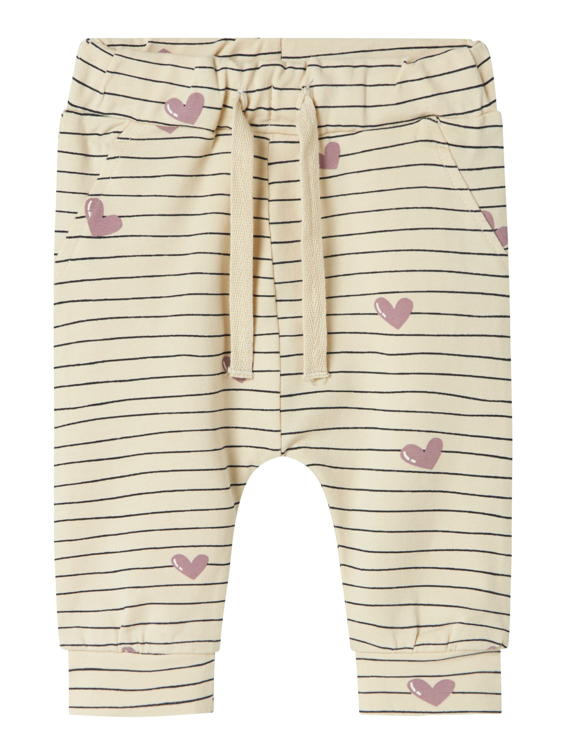Name It Vandora Pants Summer Sand Hearts 56 Cm