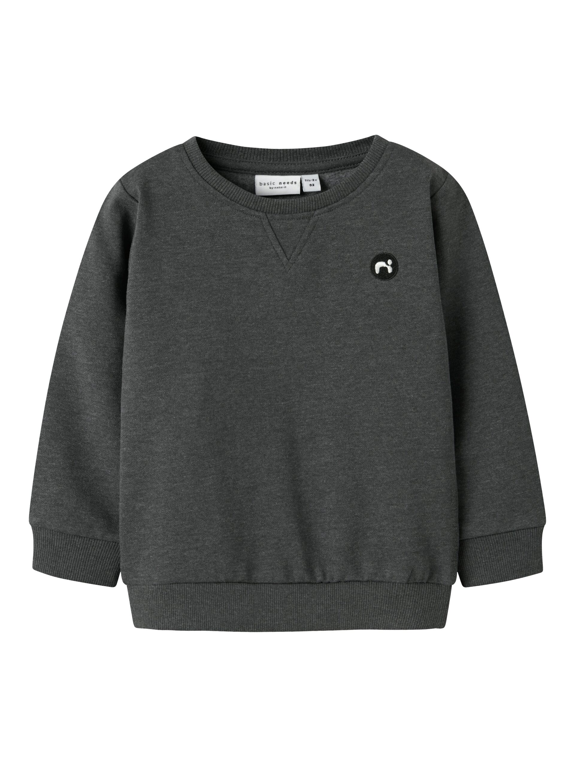 Name It Vimo Sweat Shirt Noos Dark Grey Melange 86 Cm