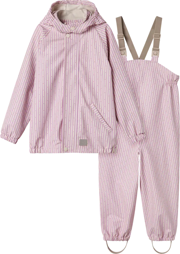 Oddy Regnsæt Pink Stripe 86