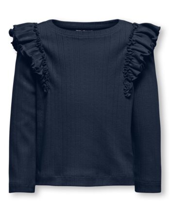 Only Mini Alice Life Frill Top Navy Blazer 92 Cm