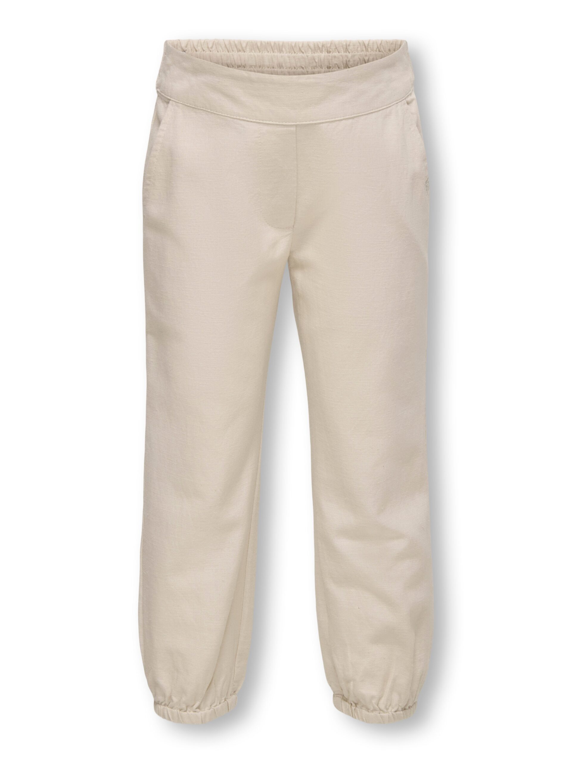 Only Mini Annabell Linen Pants Pumice Stone 92 Cm