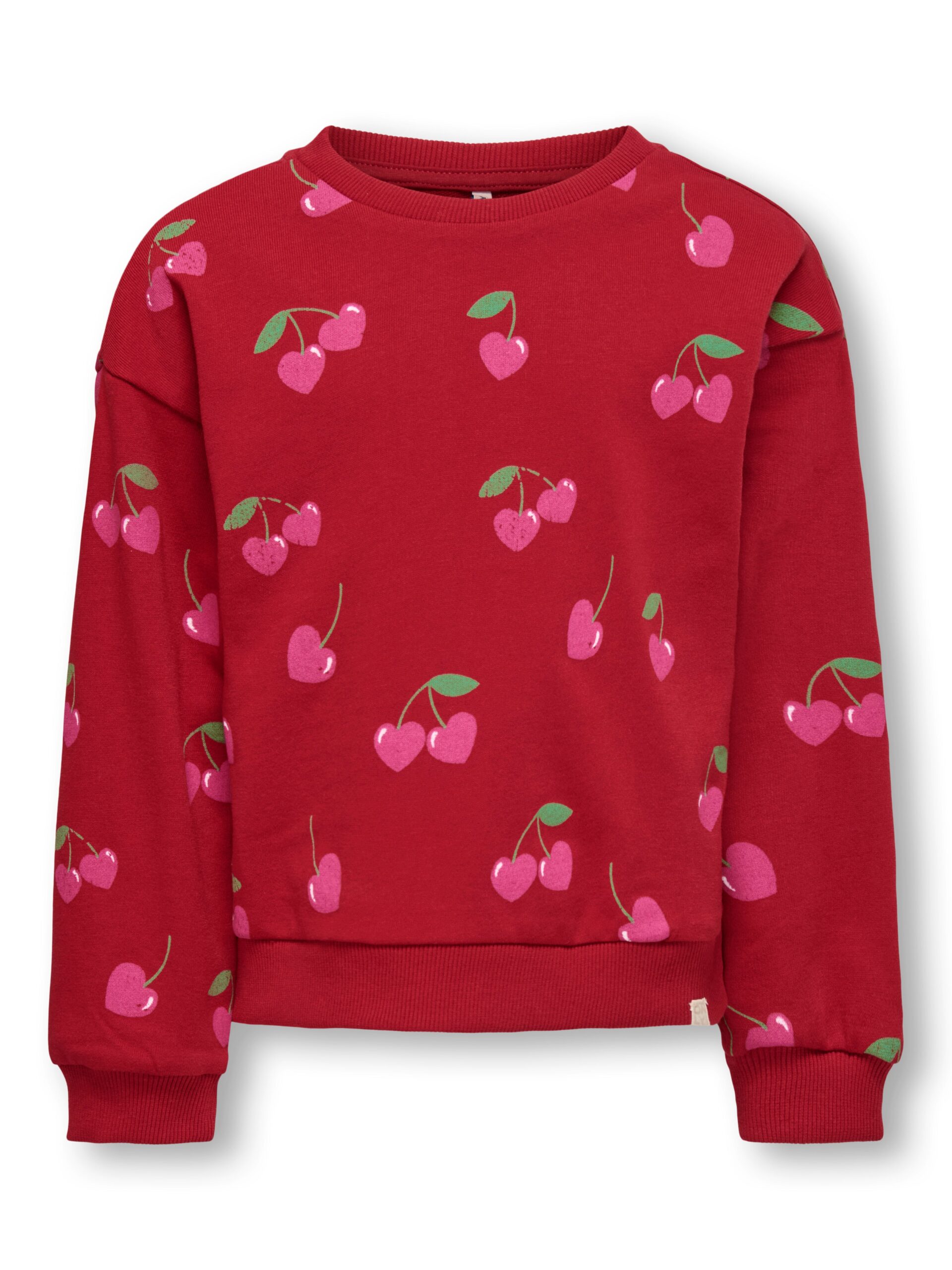 Only Mini Artsy Loose Sweatshirt Equestrian Red 92 Cm