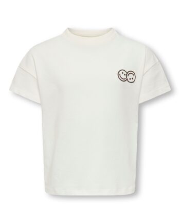 Only Mini Leona Life Tee Cloud Dancer 92 Cm